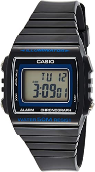 Наручные часы Casio W-215H-8AVEF Серо-голубые с черным