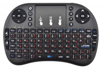 Безпроводова російська клавіатура з тачпадом mini i8 2.4G (023544)