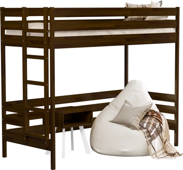 Кровать Estella Лаос 90х200 ordf Щит Л4 Темный орех (98068881026)