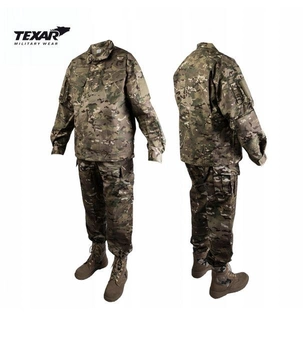 Тактична форма кітель і штани комплект TEXAR камуфляж універсальний
