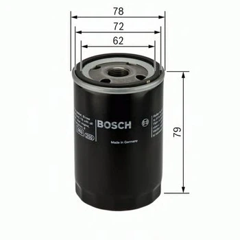 Фильтр масляний Opel Astra G 1.7TD 94-05 BOSCH 0 451 103 370 UA63 Bosch (0451103370)