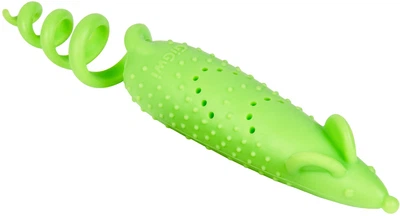 Іграшка для кішок Collar Мишка гумова GiGwi Refillable Catnip 16.5 см Зелена (2347Collar)