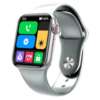 Розумний Смарт-годинник M26 Plus 44mm Aluminium з бездротовою зарядкою та мікрофоном silver