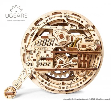 Механічний 3D пазл UGEARS Моноколесо (70080)
