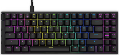 Клавиатура проводная NZXT Compact (ANSI) Gateron Red Switches USB US EN Layout Black (KB-175US-BR)