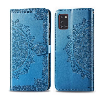 Чохол Vintage для Samsung Galaxy A31 2020 / A315F книжка з візитницею Синій Без Бренду