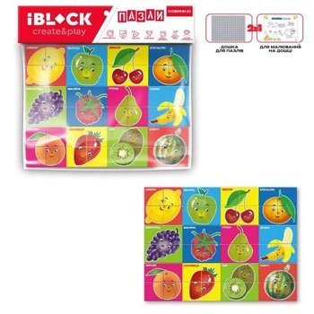 Игровые пазлы IBlock Фрукты PL-921-282
