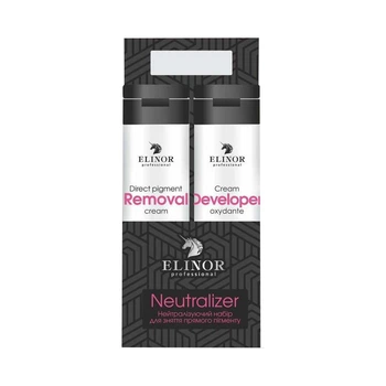 Нейтрализующий набор для снятия прямого пигмента Elinor Professional Removal Set 460 мл