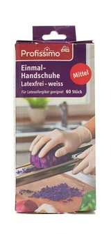 Одноразовые перчатки Profissimo нитриловые среднего размера 60 шт