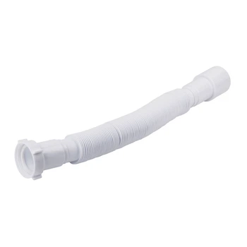 Гофра для сифона з накидною гайкою 1 1/2" L 45-112см Lidz WHI6001G00201