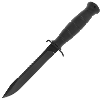 Нож с Пилой MFH At Field Saw Черный с Чехлом (44082A)