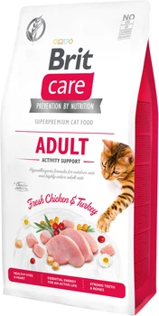 Sucha karma dla kotów, które wychodzą na ulicę Brit Care Cat GF Adult Activity Support z kurczakiem i indykiem 7 kg (8595602540815)