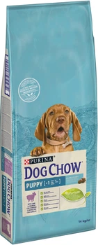 Сухий корм для цуценят Dog Chow Puppy з ягням 14 кг (7613034487872)