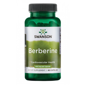 Berberine 400mg - 60 cap берберин 400 мг для підтримки метаболізму, нормального рівня глюкози та контролю тяги до солодкого