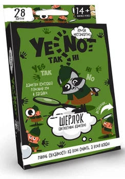 Игра карточная Danko Toys Yenot ДаНетки. Шерлок (укр) (YEN-01-04U)