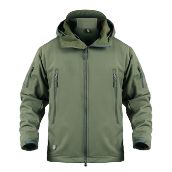 Тактична куртка / вітровка Pave Hawk Softshell olive XS