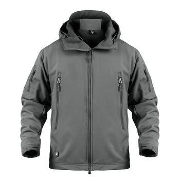 Тактическая куртка / ветровка Pave Hawk Softshell grey XXXL