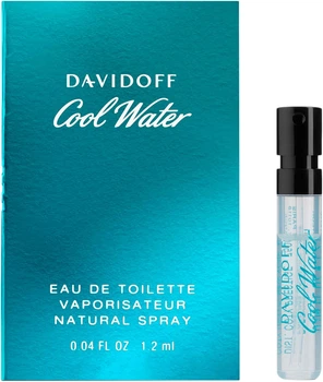 Пробник туалетная вода для мужчин Davidoff Cool Water 1.2 мл (3414202453446)