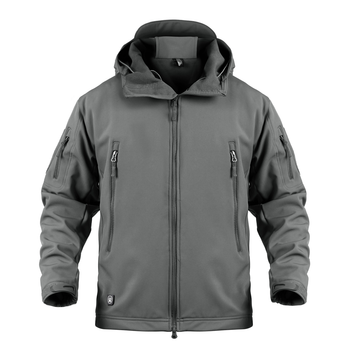 Тактична куртка / вітровка Pave Hawk Softshell grey S