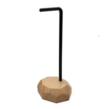 Подставка для наушников Headset Stand Aluminium/Pine Wood (HS-004)