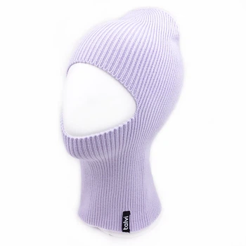 Одношаровий в'язаний шолом "Мейсон" one size 02242 Лаванда Talvi