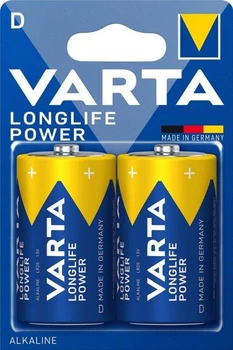 Батарейки VARTA Longlife Power D/LR20 (2шт) (4920 121412)