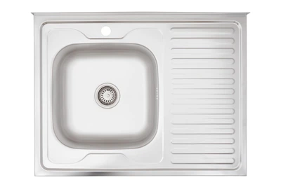 Кухонная мойка KRONER (KRP) Dekor-6080L D0.6T160