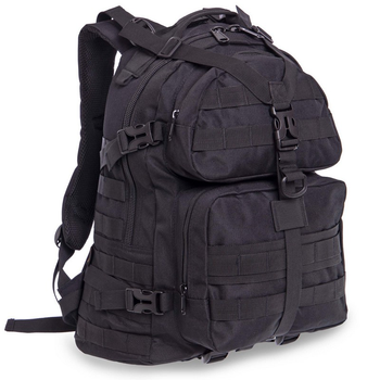Тактичний рюкзак штурмовий SILVER KNIGHT V=30л чорний TY-046