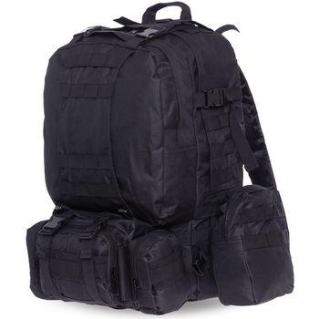 Туристический рюкзак бескаркасный RECORD 45 литров черный TY-7100