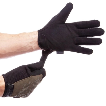 Тактические перчатки с закрытыми пальцами MECHANIX оливковые Размер M BC-5623