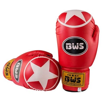 Боксерские перчатки BWS 10oz красные BWS-ST