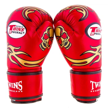 Боксерские перчатки Twins PVC 12oz красный TW-12R