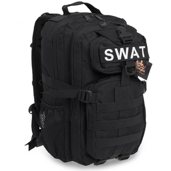 Рейдовый рюкзак тактический SILVER KNIGHT V-35л черный SWAT-3P