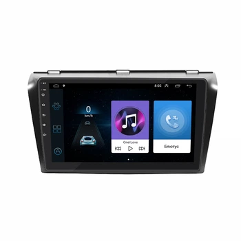 Штатная магнитола Lesko для Mazda 3 I (BK) Рестайлинг 2006-2009 экран 9" 1/16Gb/ Wi-Fi GPS Optima