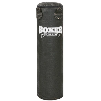 Мешок боксерский Цилиндр 31кг d-33см h-120см кирза ветошь BOXER Классик черный 1002-02