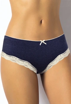 Женские трусики кюлот с кружевом Sielei 1261 Blu 42(S) Синий