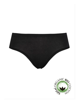 Хлопковые высокие трусики Sielei 1449 Nero 48(XL) Черный