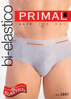 Мужские трусы-слипы с логотипом Primal 2601 Melange 50(L) Серый