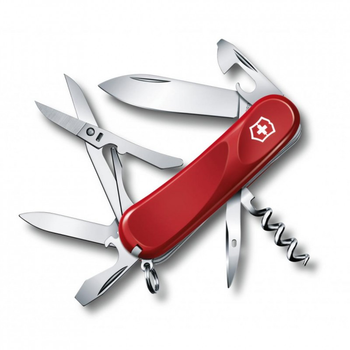 Нож Victorinox Delemont, "Evolution 14", 85 мм, красный (2.3903.E)