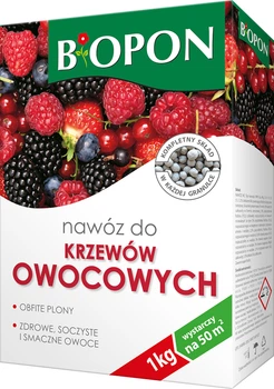 Добриво гранульоване BIOPON для плодових кущів і дерев 1 кг (5904517044043)
