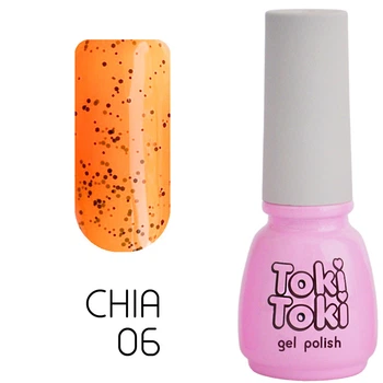 Гель-лак з крихтою Toki Toki Chia №06, 5 мл