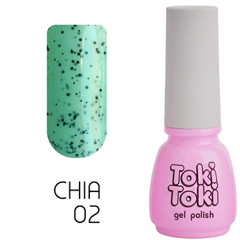 Гель-лак з крихтою Toki Toki Chia №02, 5 мл