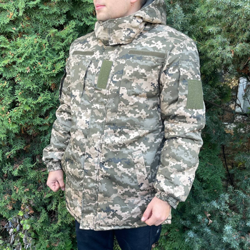 Куртка-бушлат военная мужская тактическая ВСУ (ЗСУ) Пиксель 8726 46 размер