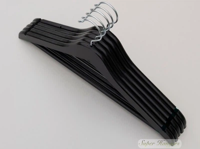 Набор 5 шт плечики вешалки Hanger SH440 44 см деревянные черного цвета