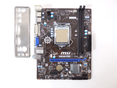 Материнская плата MSI H81M-P33 (s1150/H81/2xDDR3) БУ