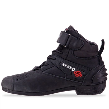 Мотоботи Міські короткі SPEED BIKERS A012 розмір 40 чорний