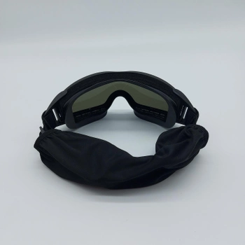 Тактические очки-маска со сменными линзами RK3 Black