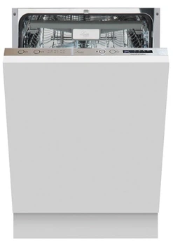 Вбудована посудомийна машина Luxor AQPL (P) 4513 Bio Steril LED Monitor LCD з Fingerprint Protect + 3 кошики під посуд, нержавіюча сталь