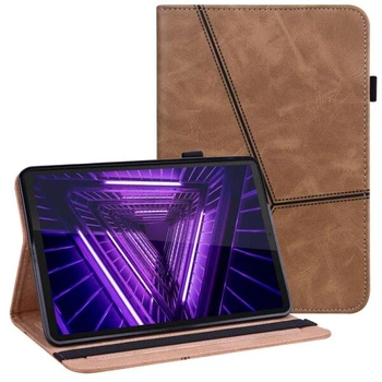 Захисний чохол Deexe Business Cover для Lenovo Tab M10 Plus (Gen 3) TB125/128 / Xiaoxin Pad 2022 - Brown