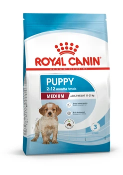 Сухий корм Royal Canin MEDIUM PUPPY для цуценят Середніх порід 4 кг (3182550708180)